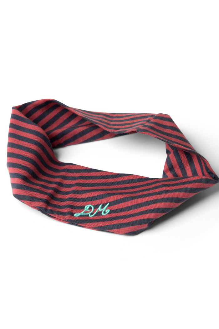 Jersey Headband - Red Stripe