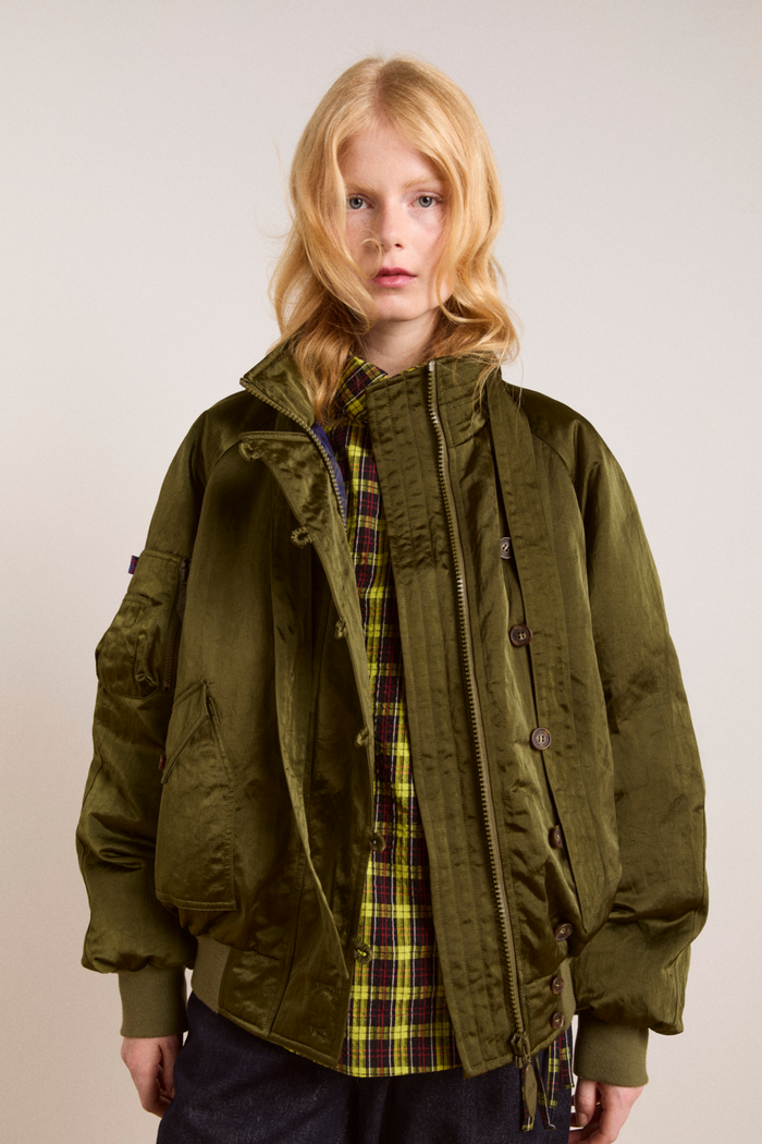 Joanie Bomber - Olive
