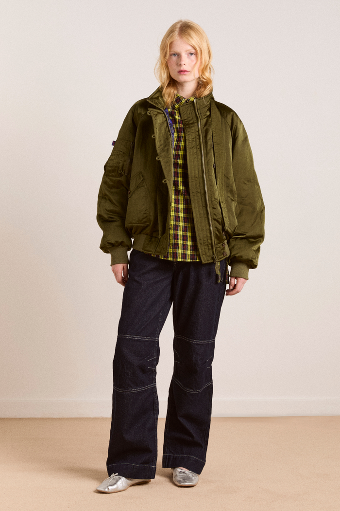 Joanie Bomber - Olive