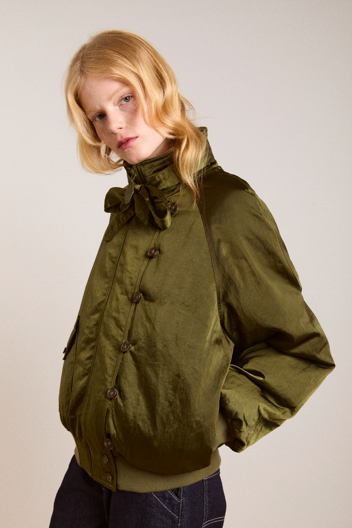 Joanie Bomber - Olive