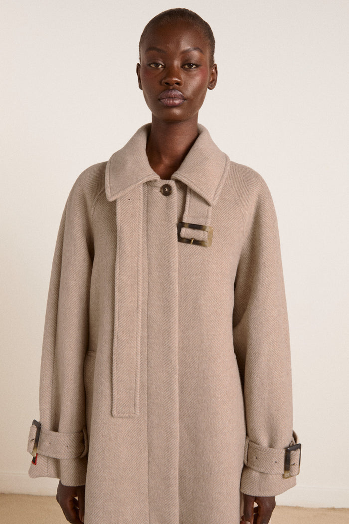 Jude Wool Coat - Oat
