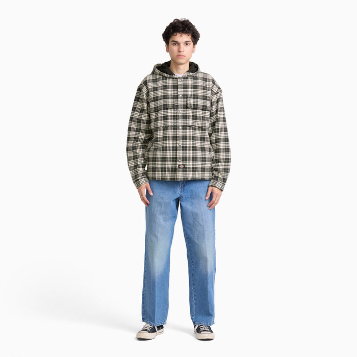 Laughlin Hooded Flannel Shacket