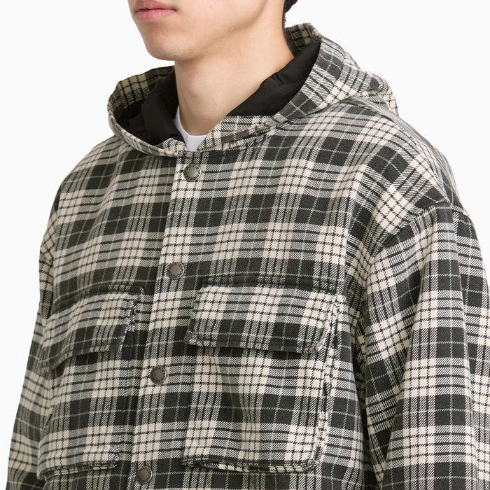 Laughlin Hooded Flannel Shacket