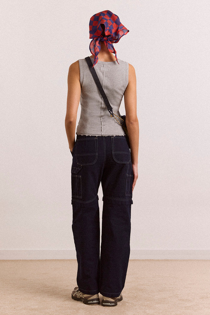 Laura Workwear Denim Zip Off Jeans