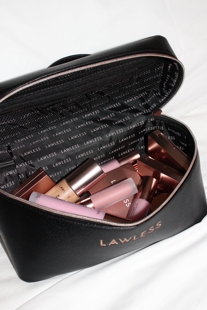 LAWLESS Train Case Makeup Bag
