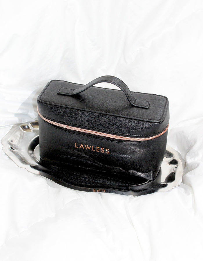 LAWLESS Train Case Makeup Bag