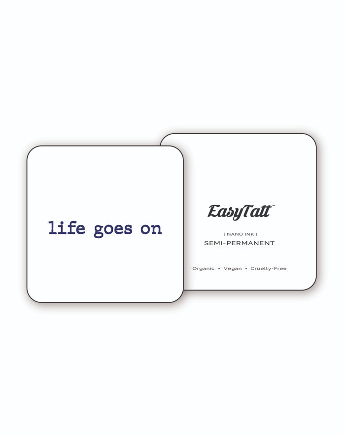 Life goes on