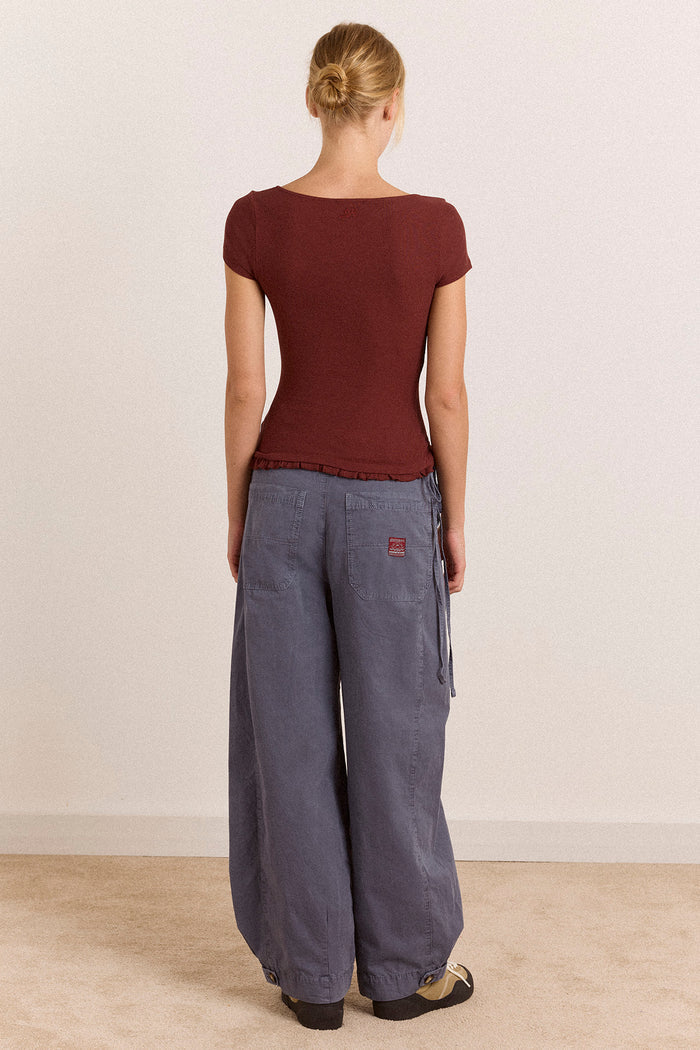 Liv Trouser - Grey Blue