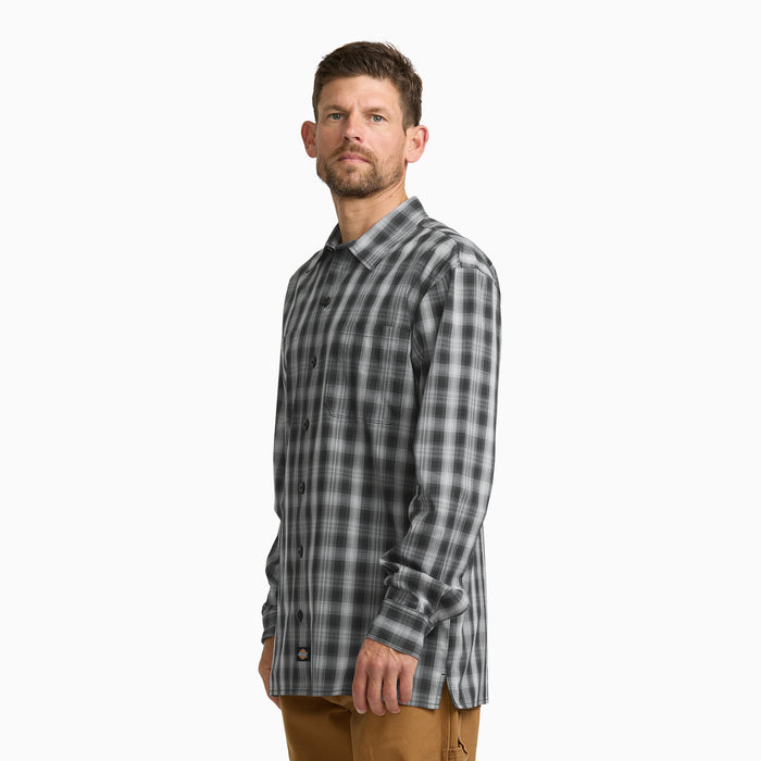 Long Sleeve Plaid Work Shirt