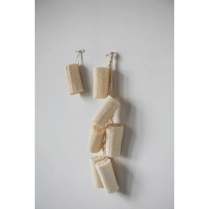 Loofah Brush with Cotton Rope Hang
