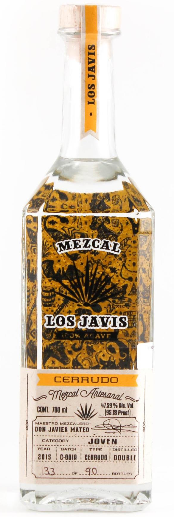 Los Javis Mezcal Cerrudo Joven 750ml