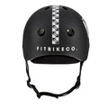 LOW PRO Certified Helmet - FIT CHECKERED SIGNATURE EDITION - MATTE BLACK