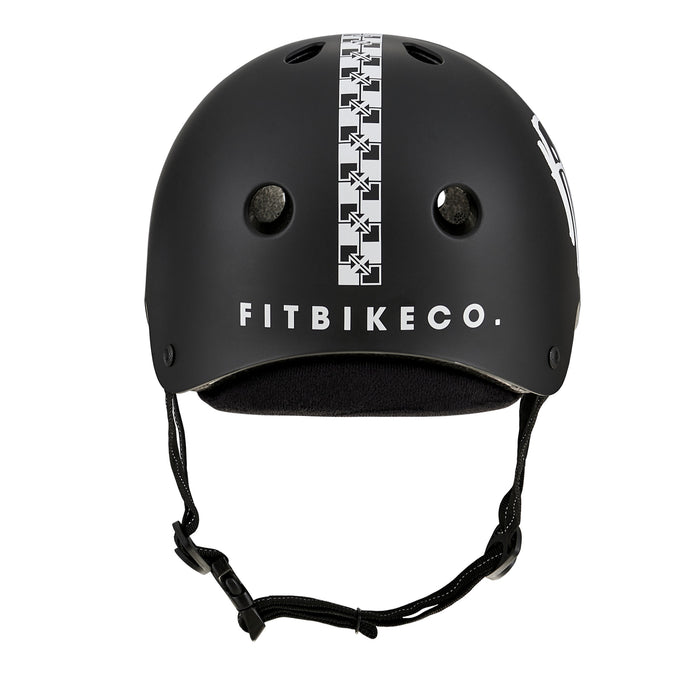 LOW PRO Certified Helmet - FIT CHECKERED SIGNATURE EDITION - MATTE BLACK