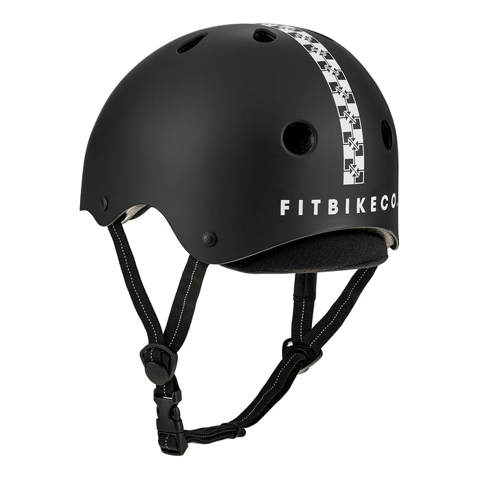 LOW PRO Certified Helmet - FIT CHECKERED SIGNATURE EDITION - MATTE BLACK