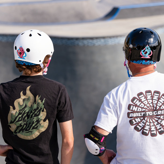 LOW PRO Certified Helmet - SANTA CRUZ SIGNATURE EDITION - GLOSS BLACK