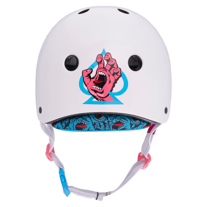 LOW PRO Certified Helmet - SANTA CRUZ SIGNATURE EDITION - GLOSS WHITE