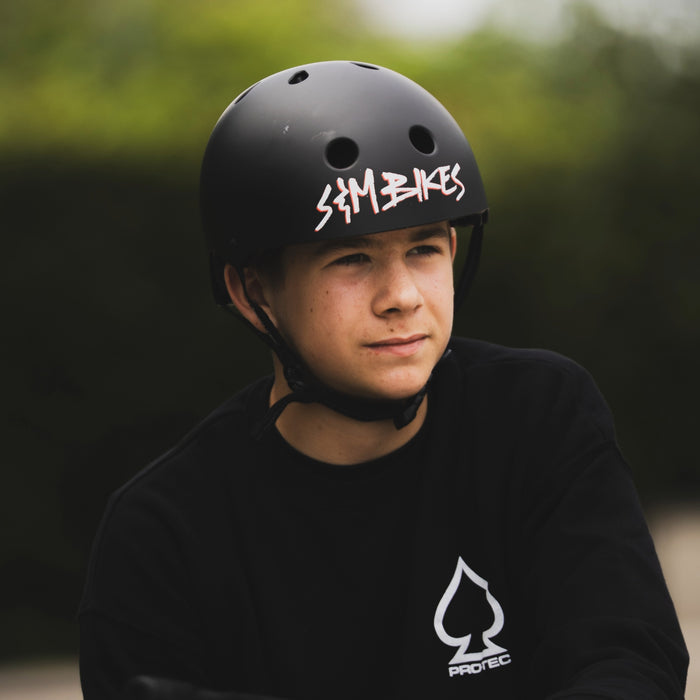 LOW PRO Certified Helmet - S&M Sharpie Signature Edition - Matte Black