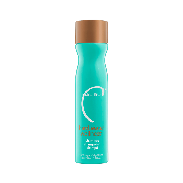 Malibu C Hard Water Wellness Shampoo 9 oz bottle for mineral buildup and hard water hair care