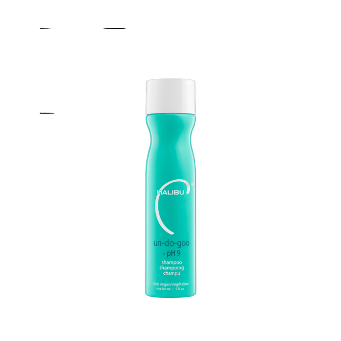 Malibu C Un-Do-Goo Clarifying Shampoo 9 oz bottle for styling product buildup removal