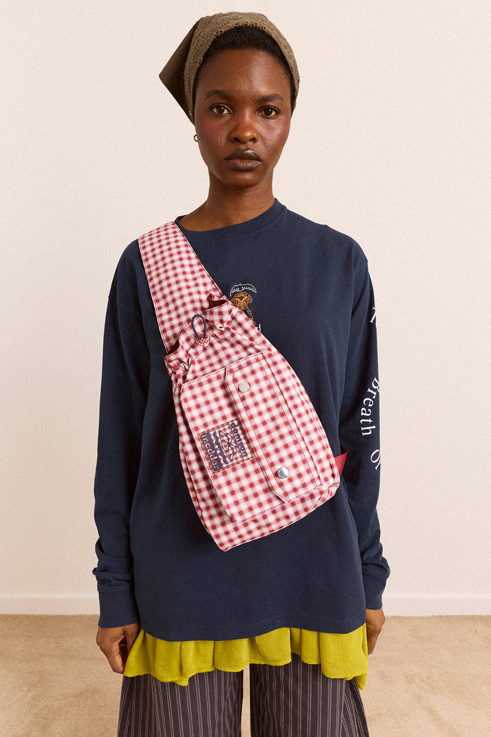 Matilda Cross Body Bag - Cherry Gingham