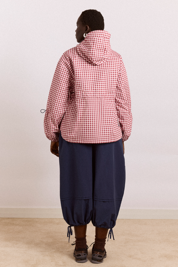 Matilda Waterproof Raincoat - Cherry Gingham