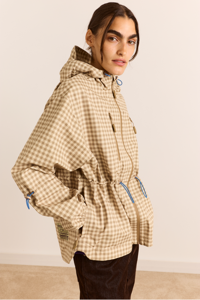 Matilda Waterproof Raincoat - Gingham