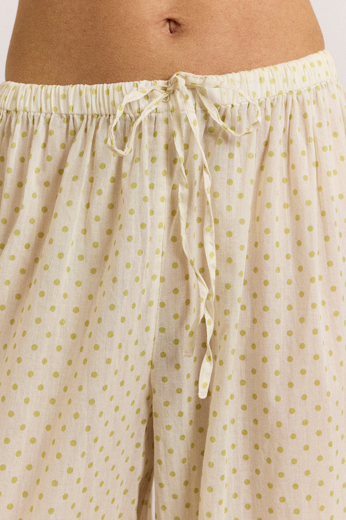 Meadow Trouser - Lime Spot