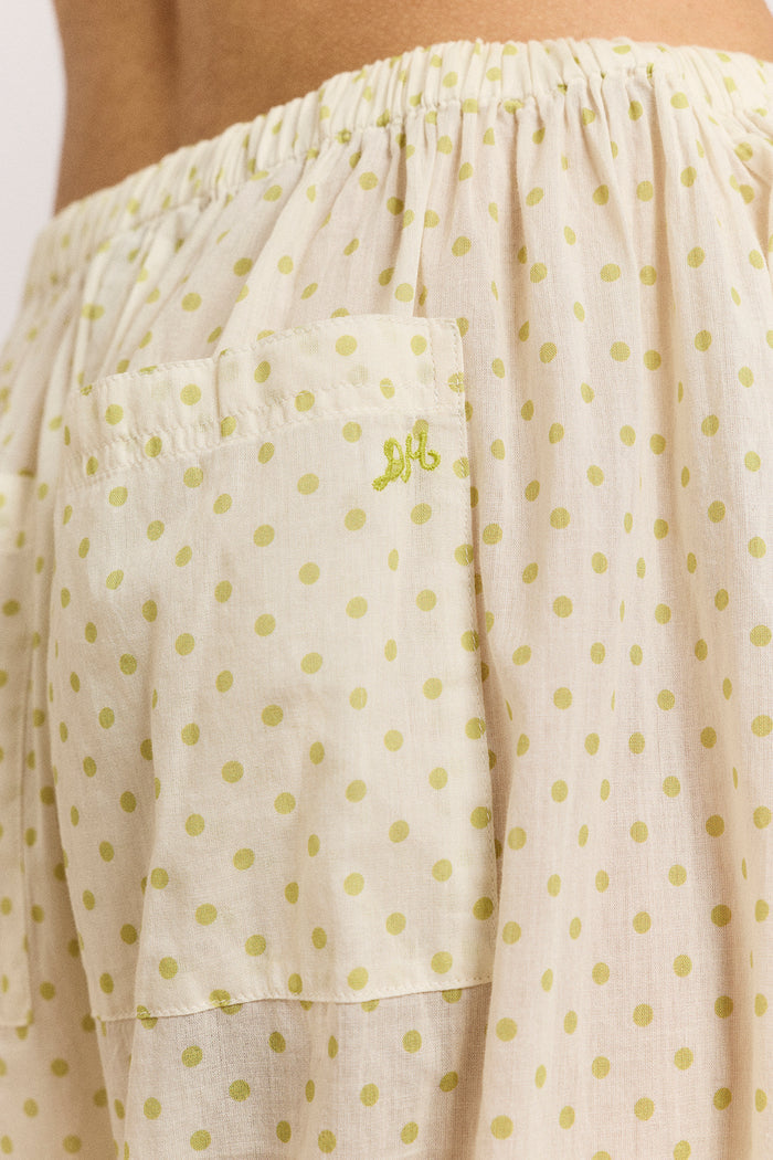 Meadow Trouser - Lime Spot