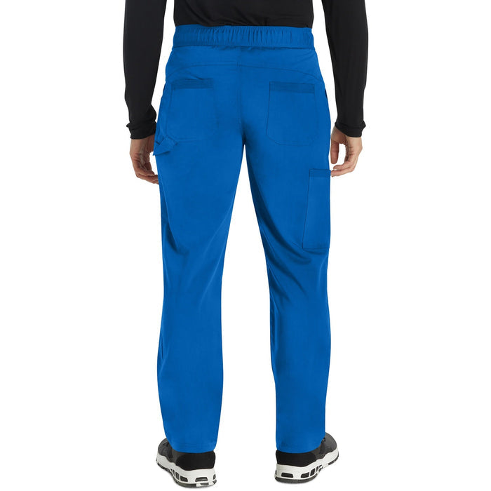 Men's Balance Mid Rise Straight Leg Scrub Pant - Royal - 2