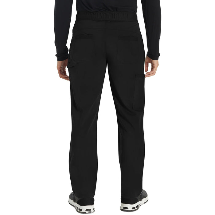 Men's Balance Mid Rise Straight Leg Scrub Pant - Black - 2
