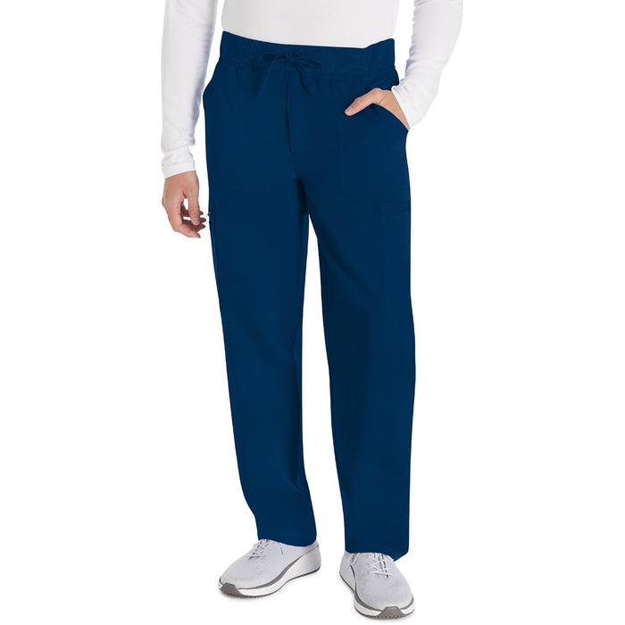 Men's Balance Mid Rise Zip Fly Straight Leg Scrub Pant - Navy - 1