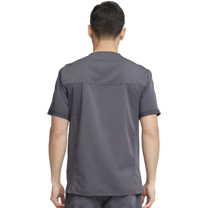 Men's Balance Tuckable V-Neck Scrub Top - Pewter - 2