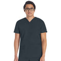 Men's Balance V-Neck Scrub Top - Pewter - 1