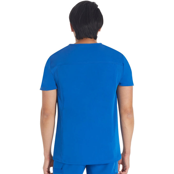 Men's Balance V-Neck Scrub Top - Royal - 2