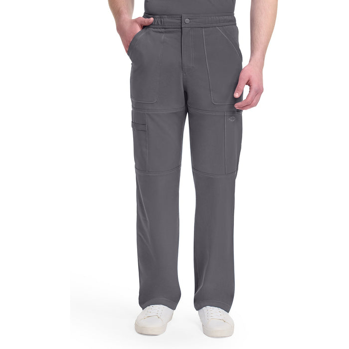 Men's Dynamix Zip Fly Cargo Scrub Pant - Pewter - 1
