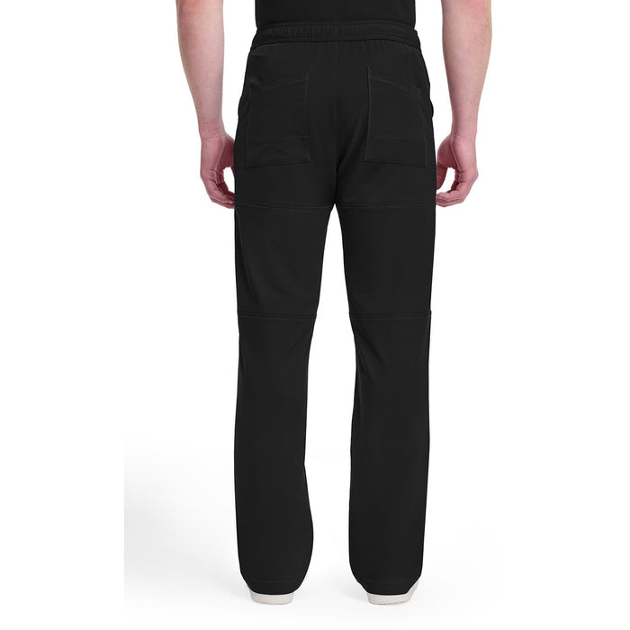 Men's Dynamix Zip Fly Cargo Scrub Pant - Black - 2