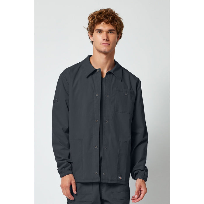 Men's Forge Snap Front Scrub Jacket - Pewter - 1