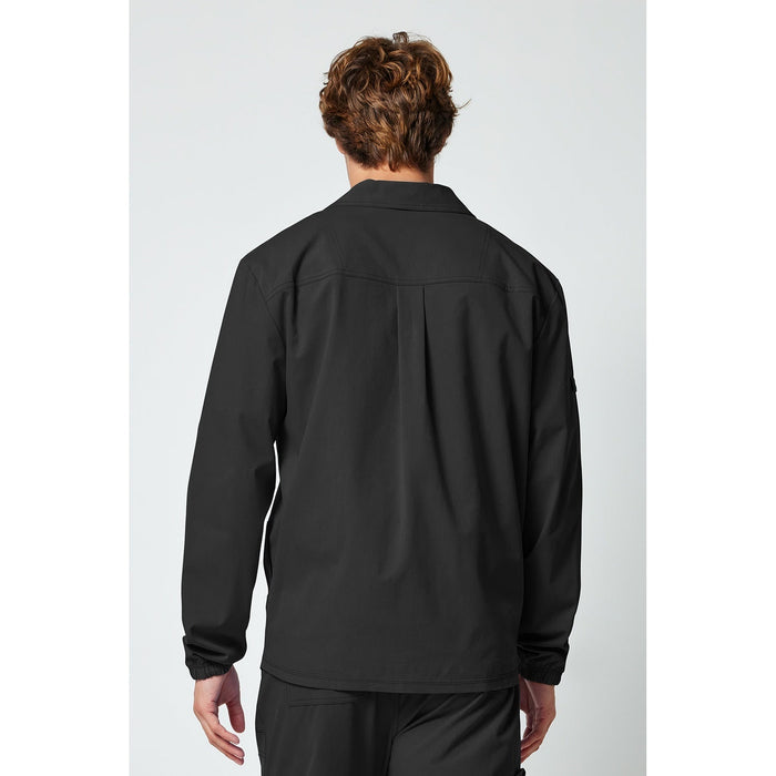 Men's Forge Snap Front Scrub Jacket - Black - 2