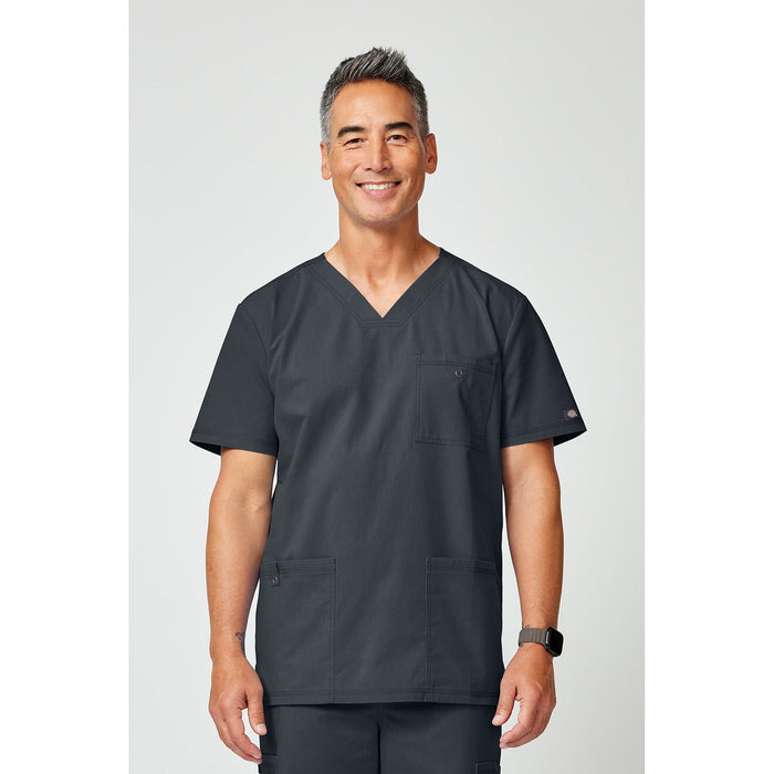Men's Forge V-Neck Scrub Top - Pewter - 1