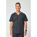 Men's Forge V-Neck Scrub Top - Pewter - 1