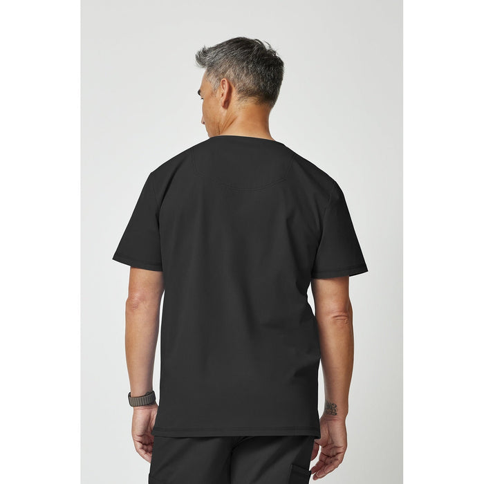Men's Forge V-Neck Scrub Top - Black - 2