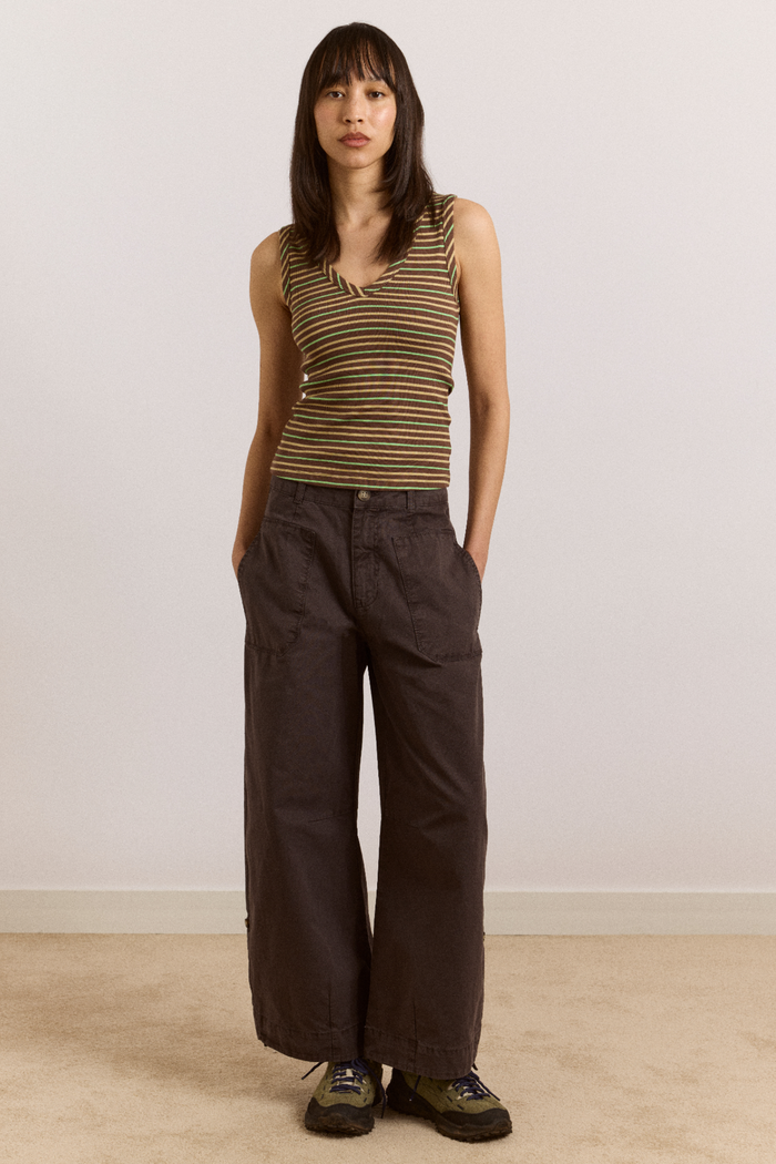 Mika Twill Trouser - Charcoal