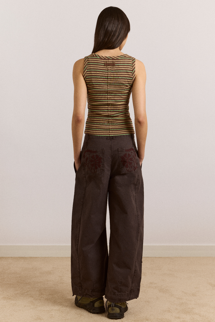 Mika Twill Trouser - Charcoal