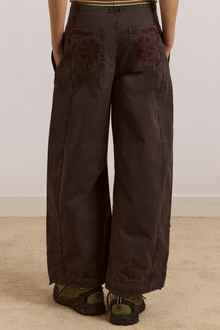 Mika Twill Trouser - Charcoal