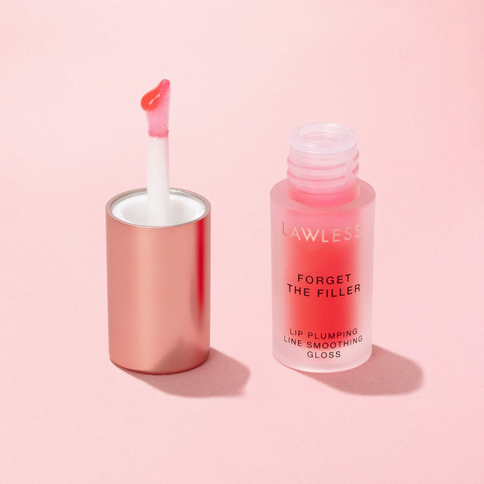 Mini Forget The Filler Lip-Plumping Line-Smoothing Gloss
