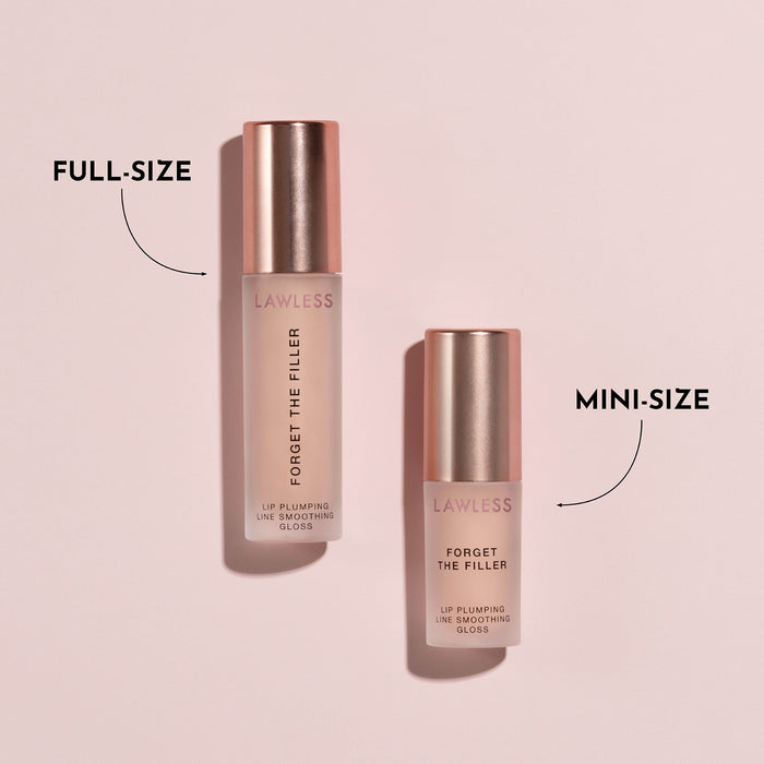 Mini Forget The Filler Lip-Plumping Line-Smoothing Gloss