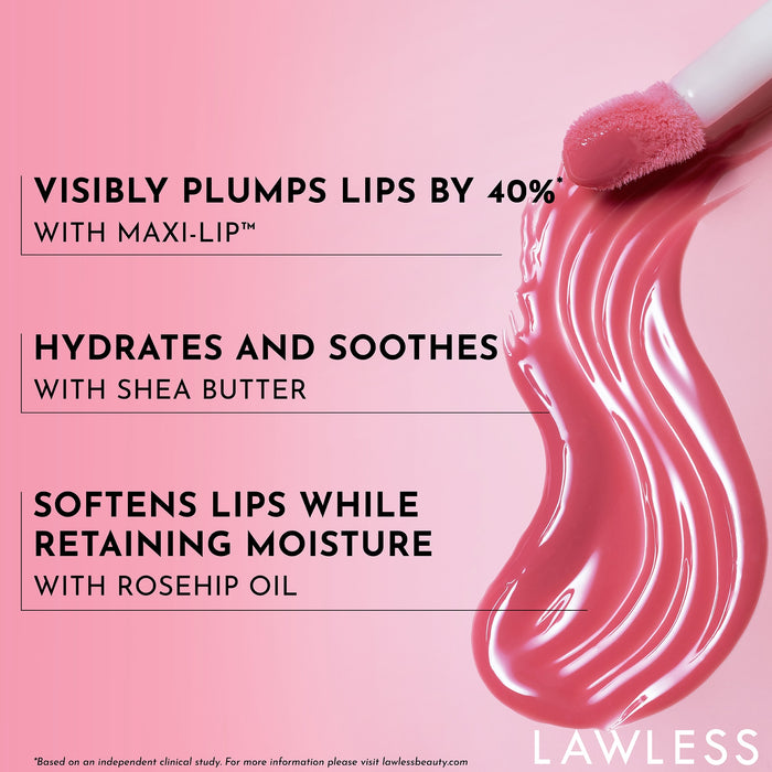 Mini Forget The Filler Lip-Plumping Line-Smoothing Gloss
