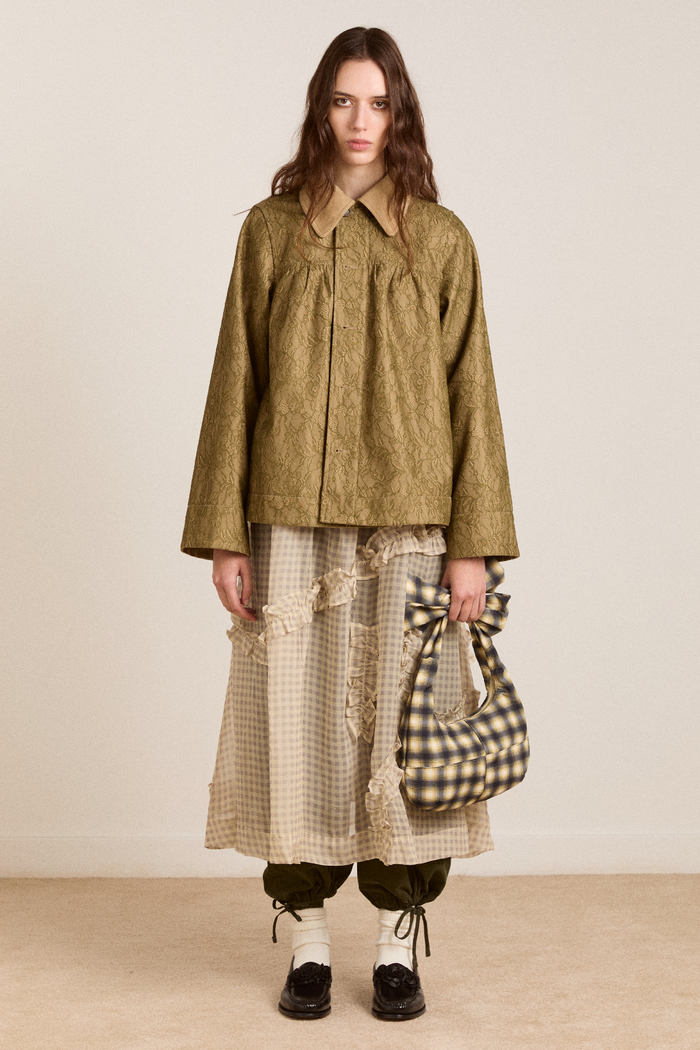Mini Mercedes Reversible Coat - Lace