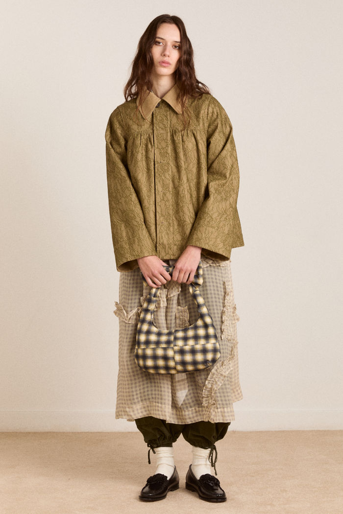 Mini Mercedes Reversible Coat - Lace