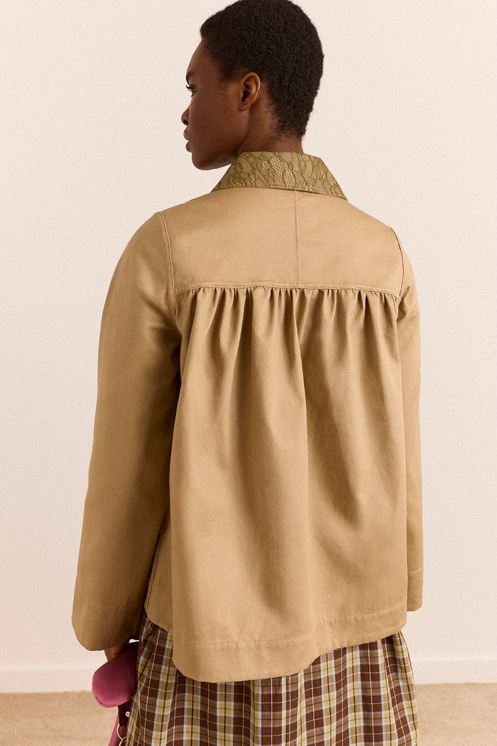 Mini Mercedes Reversible Coat - Lace